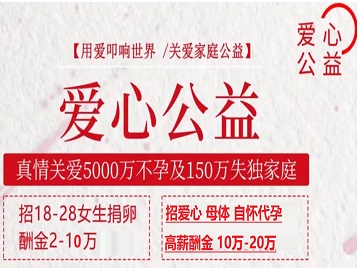 察哈尔右翼前捐卵助孕生子 爱心志愿者招募